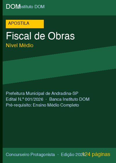 Apostila Fiscal de Obras